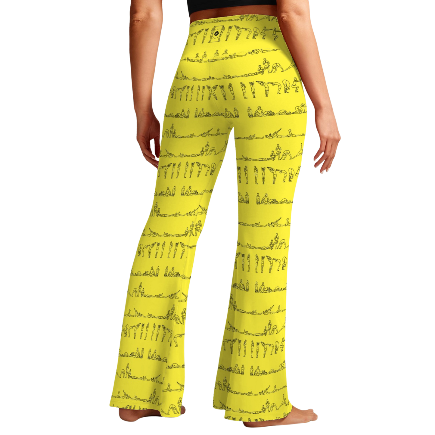 Bikram Series - Cross Waisted Flair Leggings
