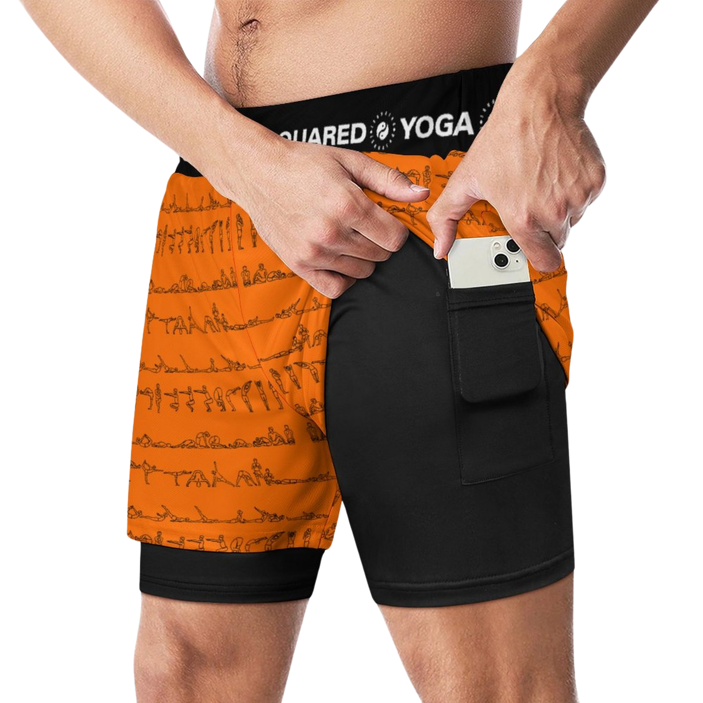 Serie Bikram - Pantalones cortos de yoga de compresión