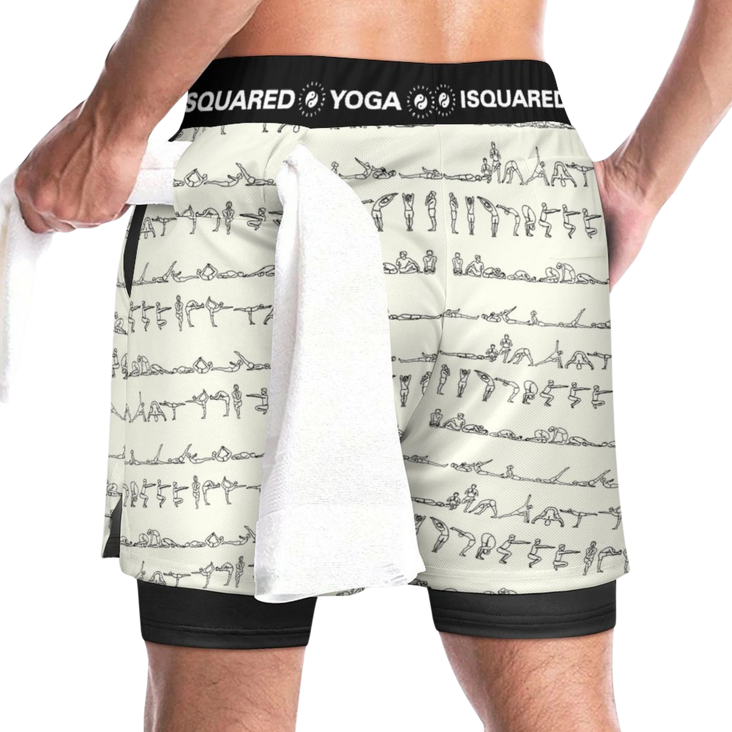 Serie Bikram - Pantalones cortos de yoga de compresión