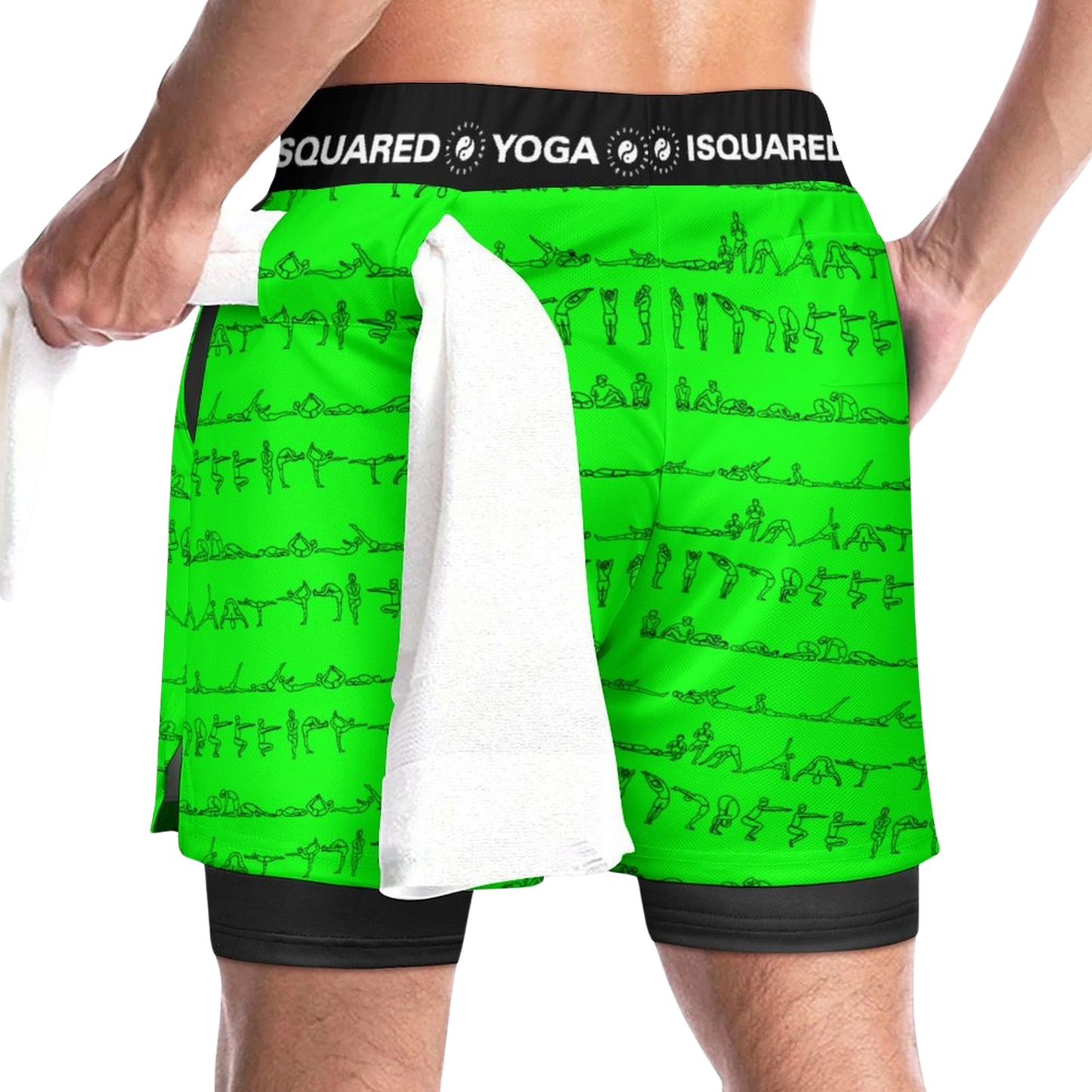 Serie Bikram - Pantalones cortos de yoga de compresión