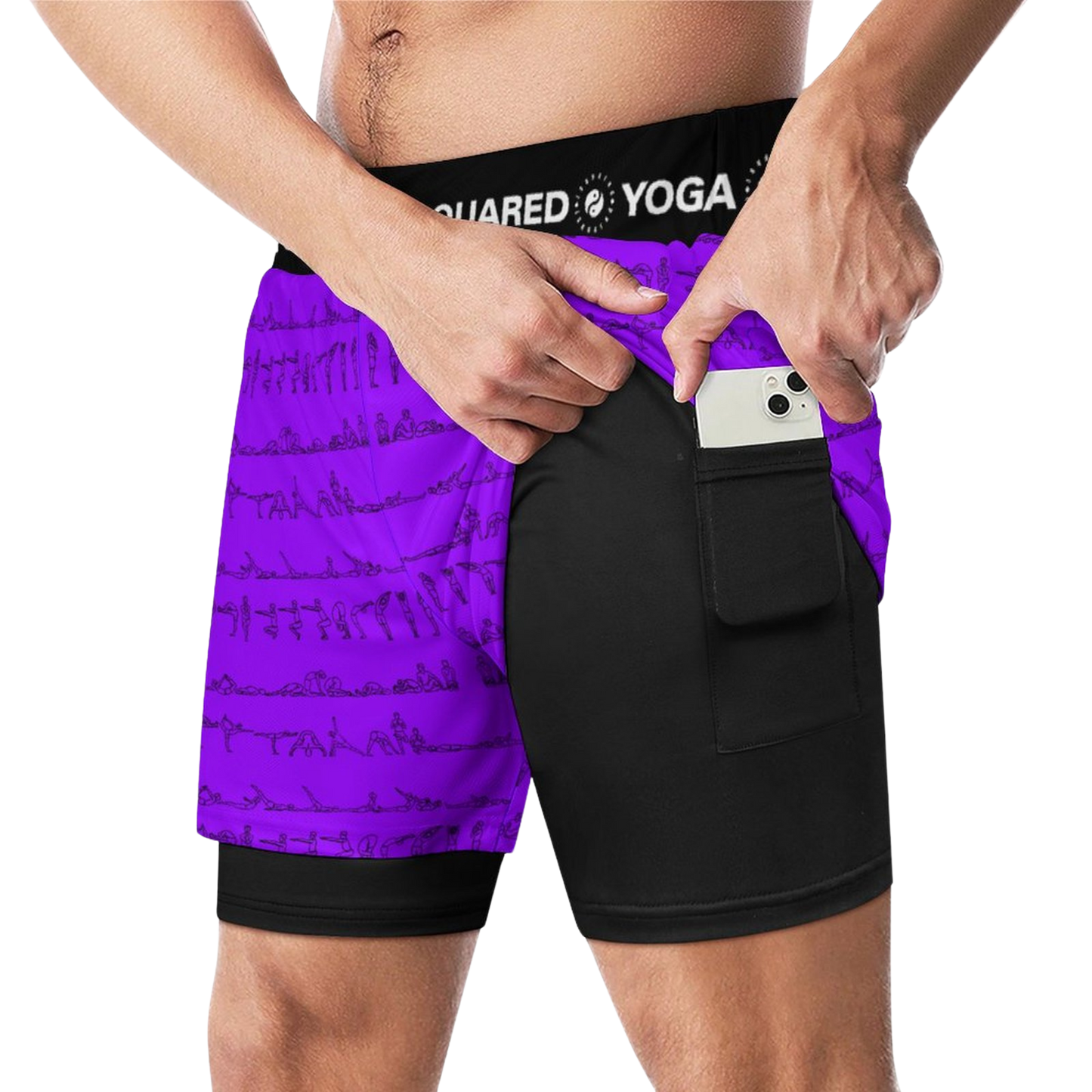 Serie Bikram - Pantalones cortos de yoga de compresión