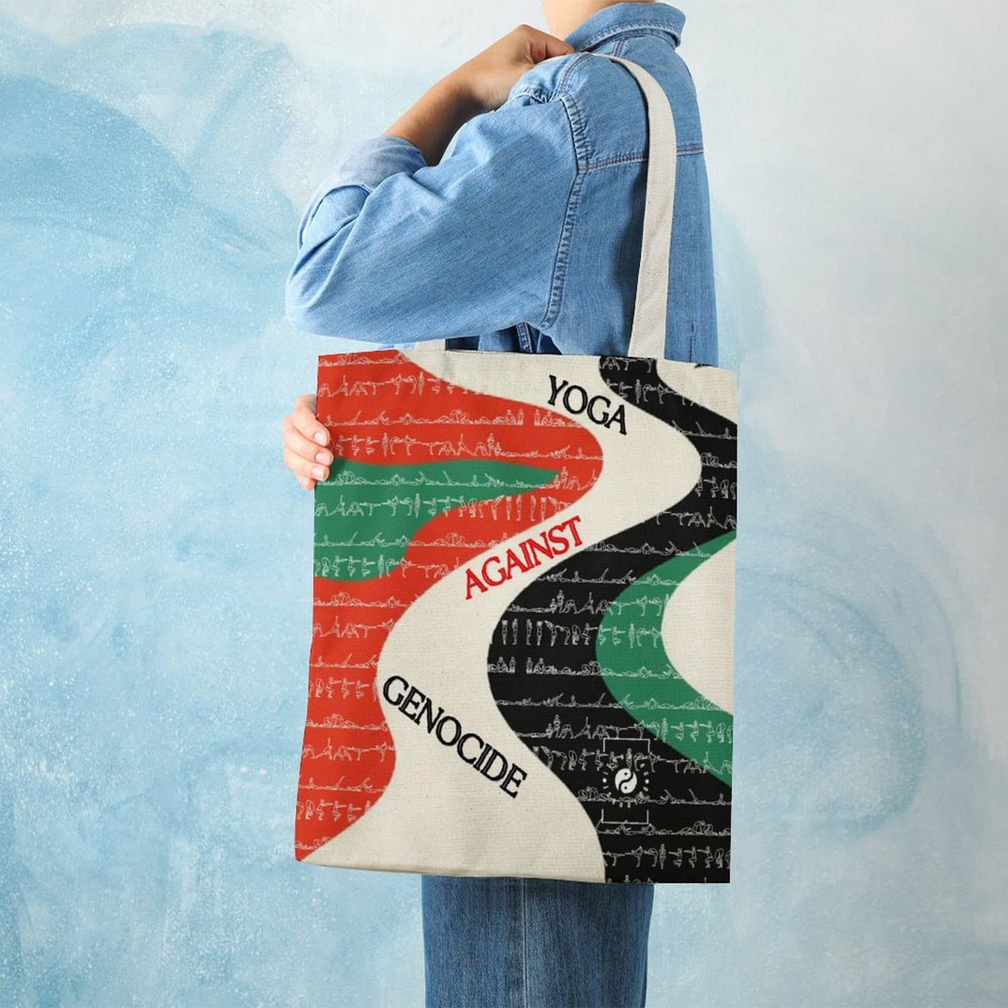 iSquared Tote Bag - Yoga Against Genocide