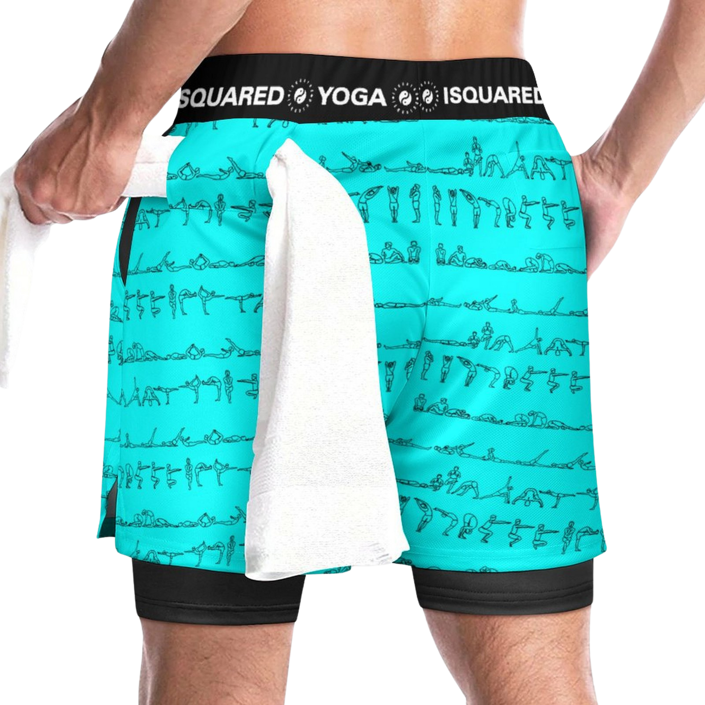 Serie Bikram - Pantalones cortos de yoga de compresión