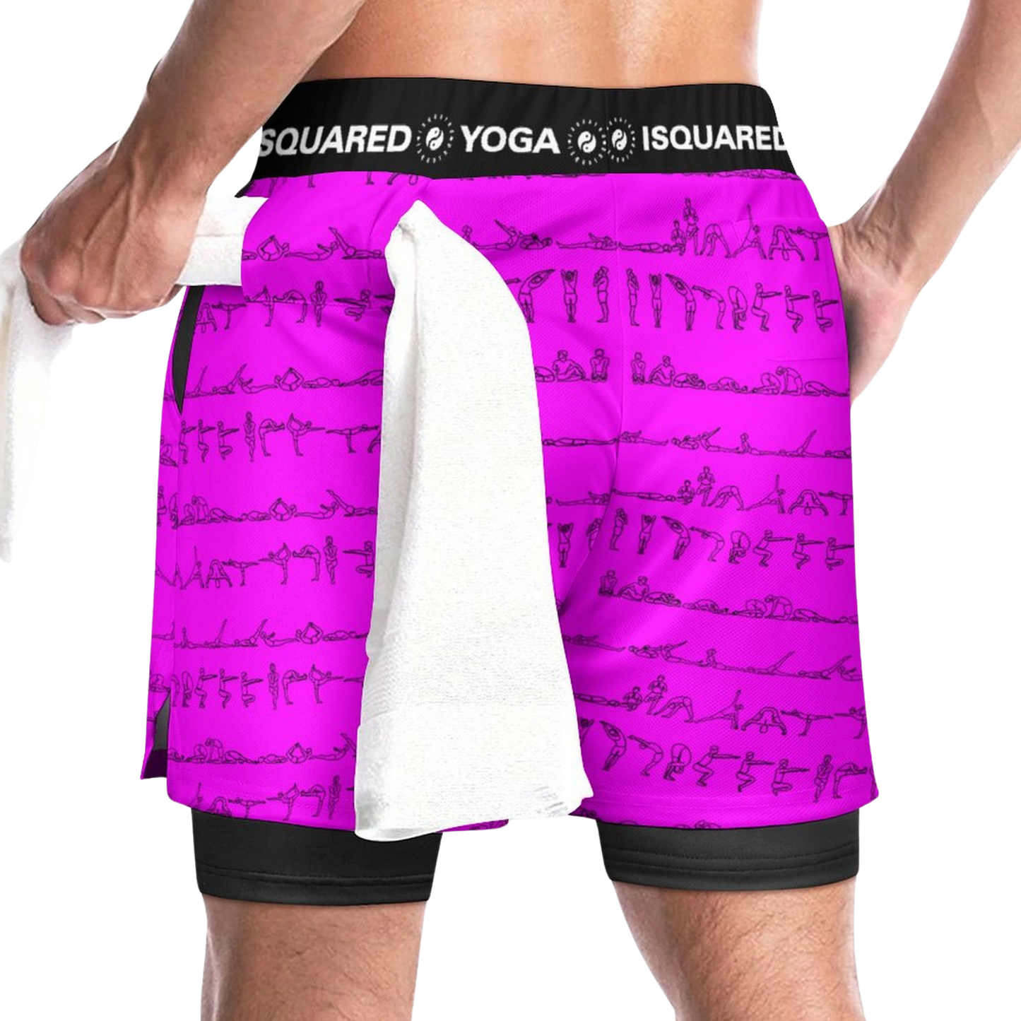 Serie Bikram - Pantalones cortos de yoga de compresión