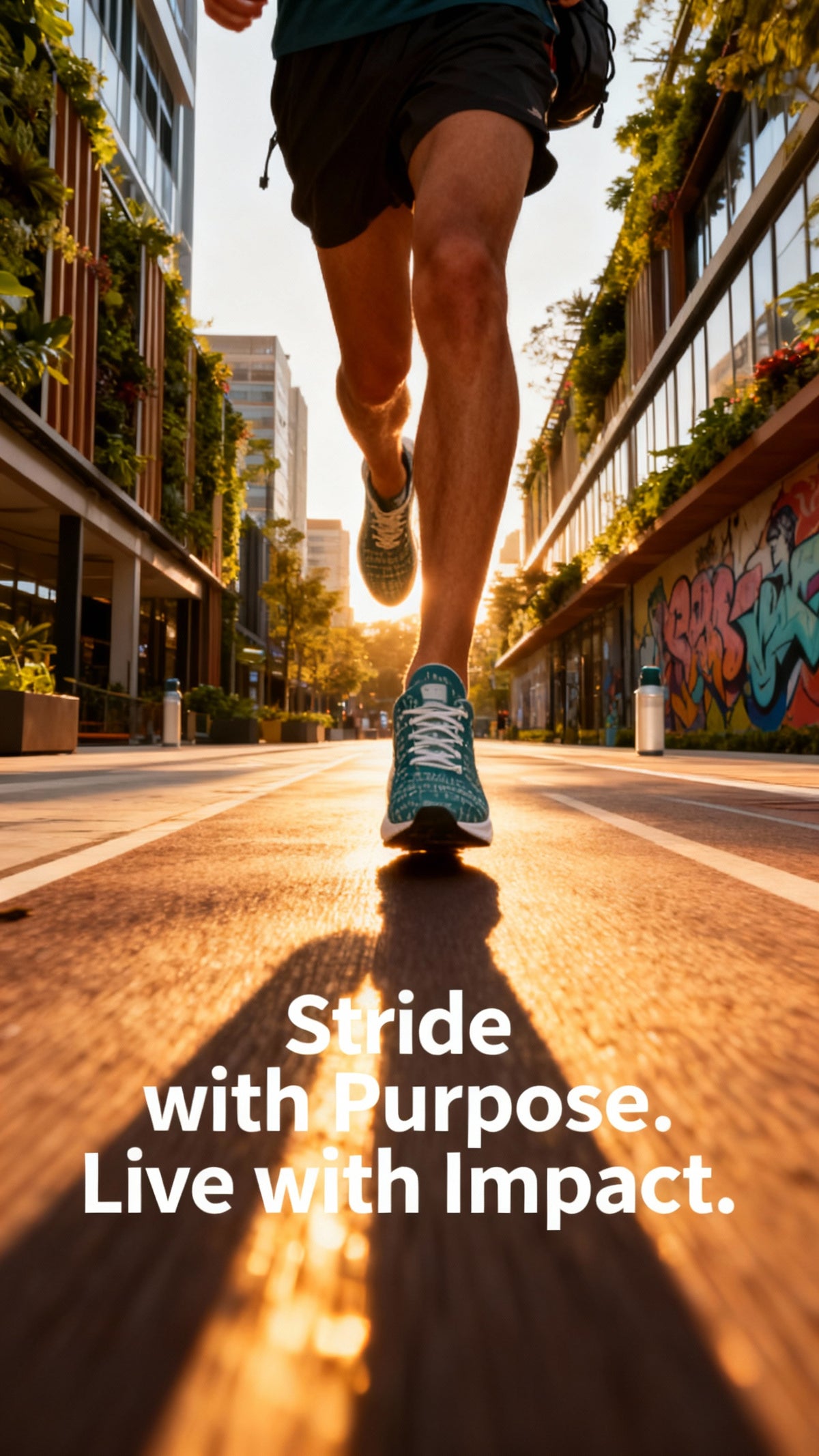 Bikram Ember iSquared Women Runners in teal, worn by a runner on an urban path, showcasing a breathable style and reflective details.
