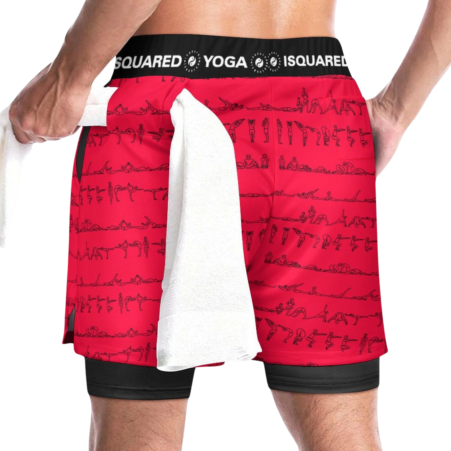 Serie Bikram - Pantalones cortos de yoga de compresión