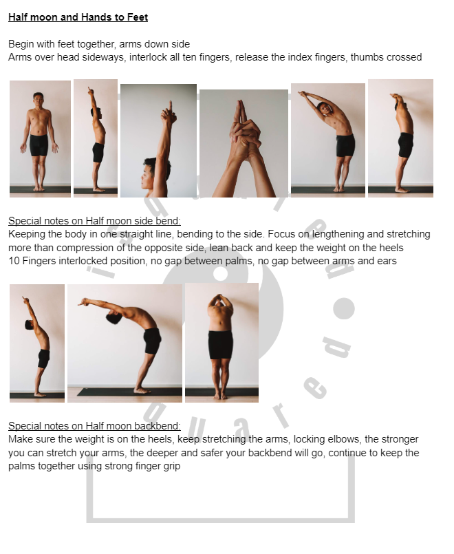 Guía de práctica de Hot Yoga 26+2 (Serie de pie)