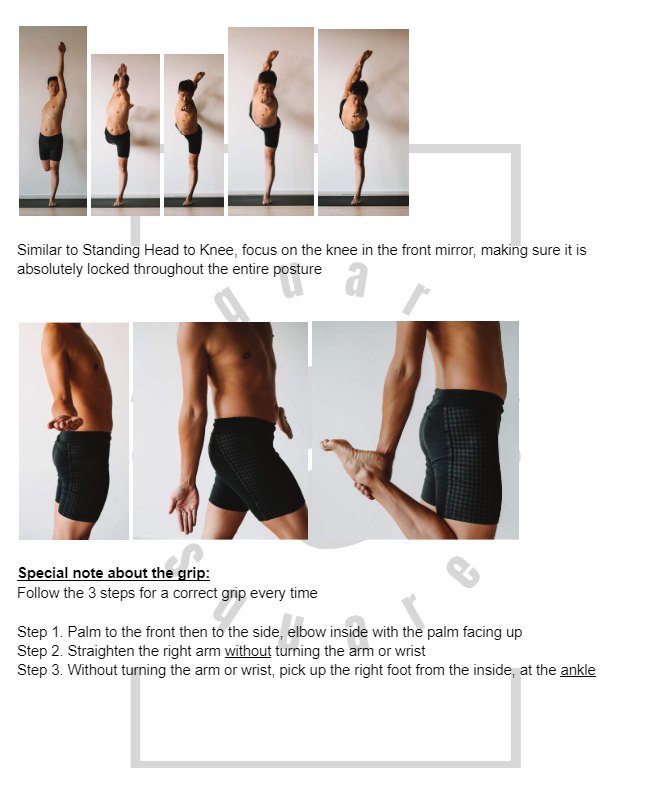 Guía de práctica de Hot Yoga 26+2 (Serie de pie)