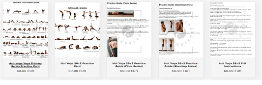 100% Free Yoga Practice Guides are now available!!