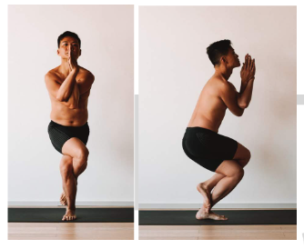 Hot Yoga Tips (Eagle Pose)