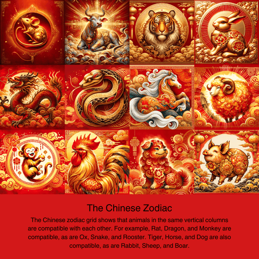 Chinese New Year Zodiac Collection - iSquaredYoga