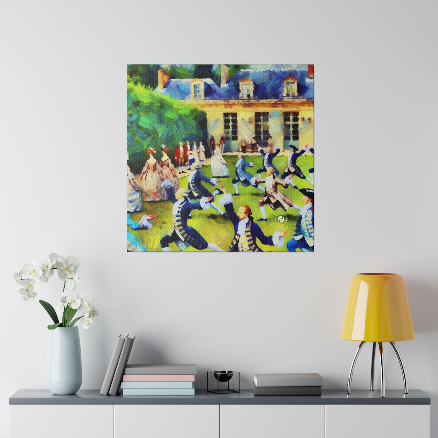 Versailles Vinyasa - Impression sur toile