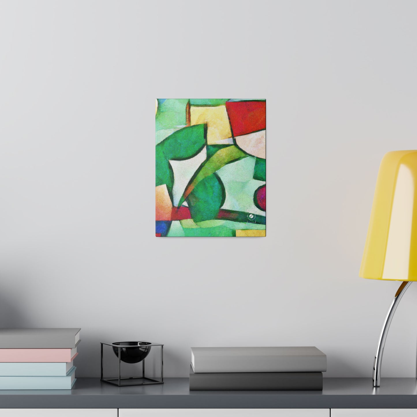 "Chromatic Arcadia" - Art Print Canvas