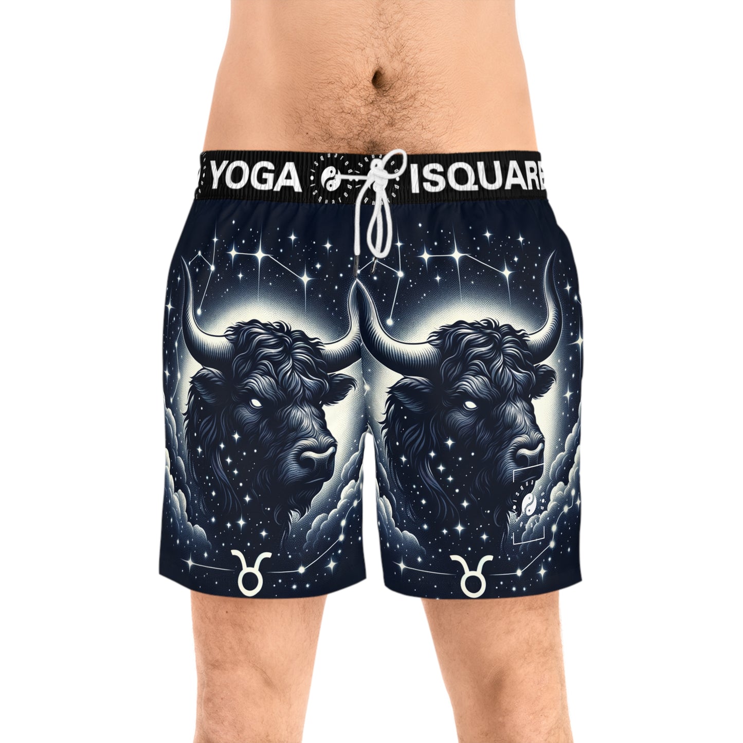 Celestial Taurine Constellation - Swim Shorts (Mid-Length) for Men