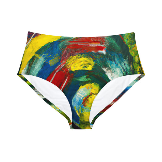 Olympian Impression - High Waisted Bikini Bottom