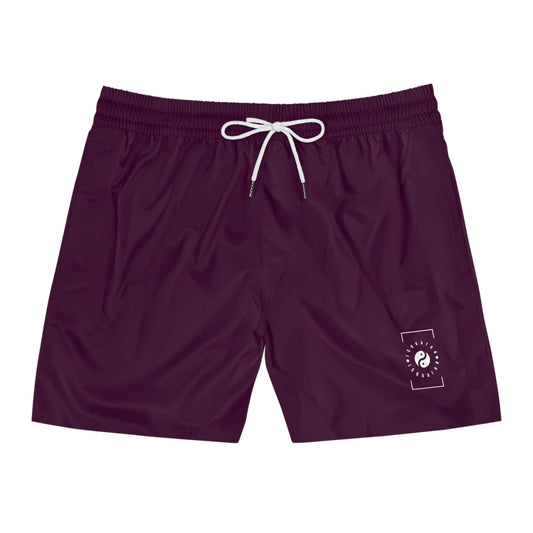 Deep Burgundy - Swim Shorts (Solid Color) for Men
