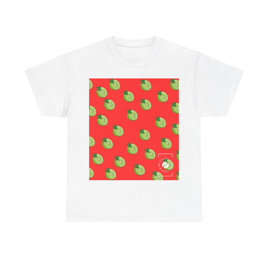 #FF3131 Bright Orange + Lime - Heavy T