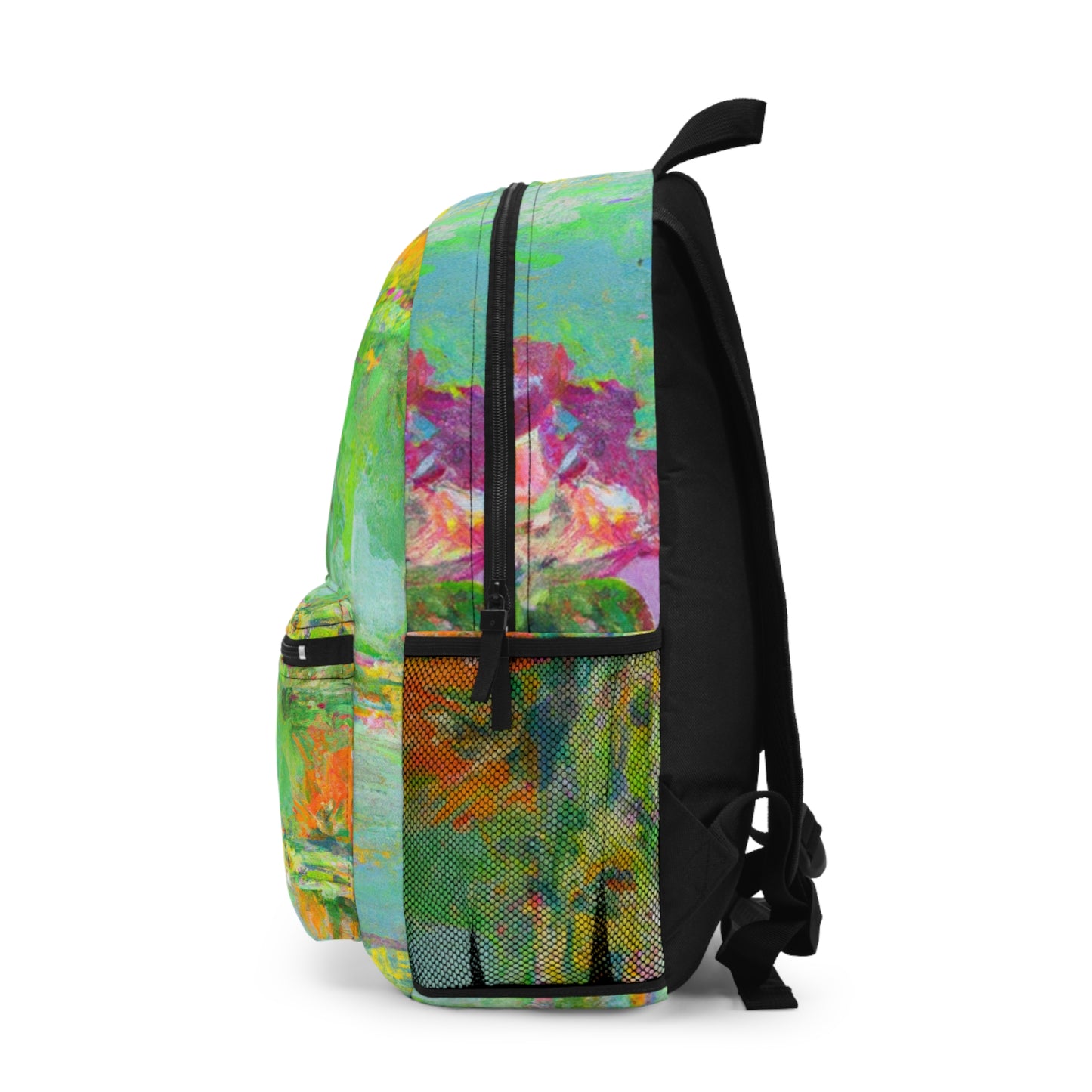 "Lily Aquarelle: Dusk Reflections" - Backpack