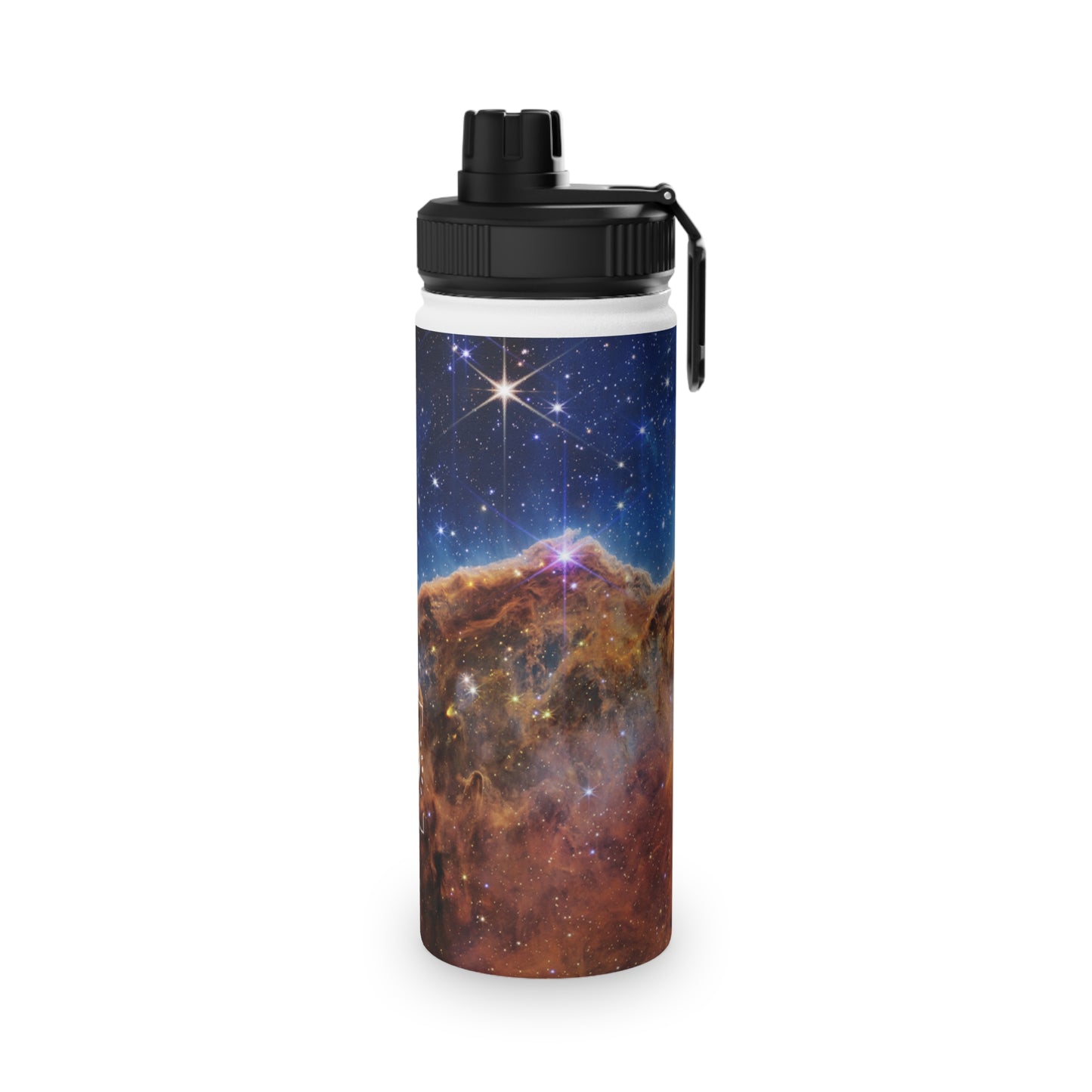 “Cosmic Cliffs” in the Carina Nebula (NIRCam Image) - JWST Collection - Sports Water Bottle