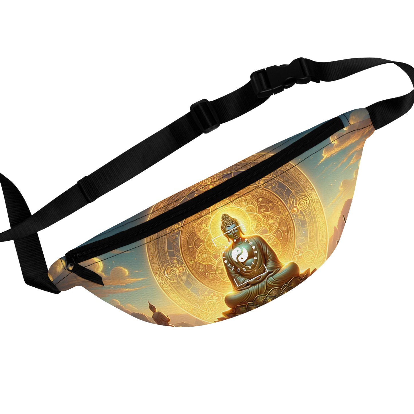 "Serenity in Transience: Illuminations of the Heart Sutra" - Fanny Pack