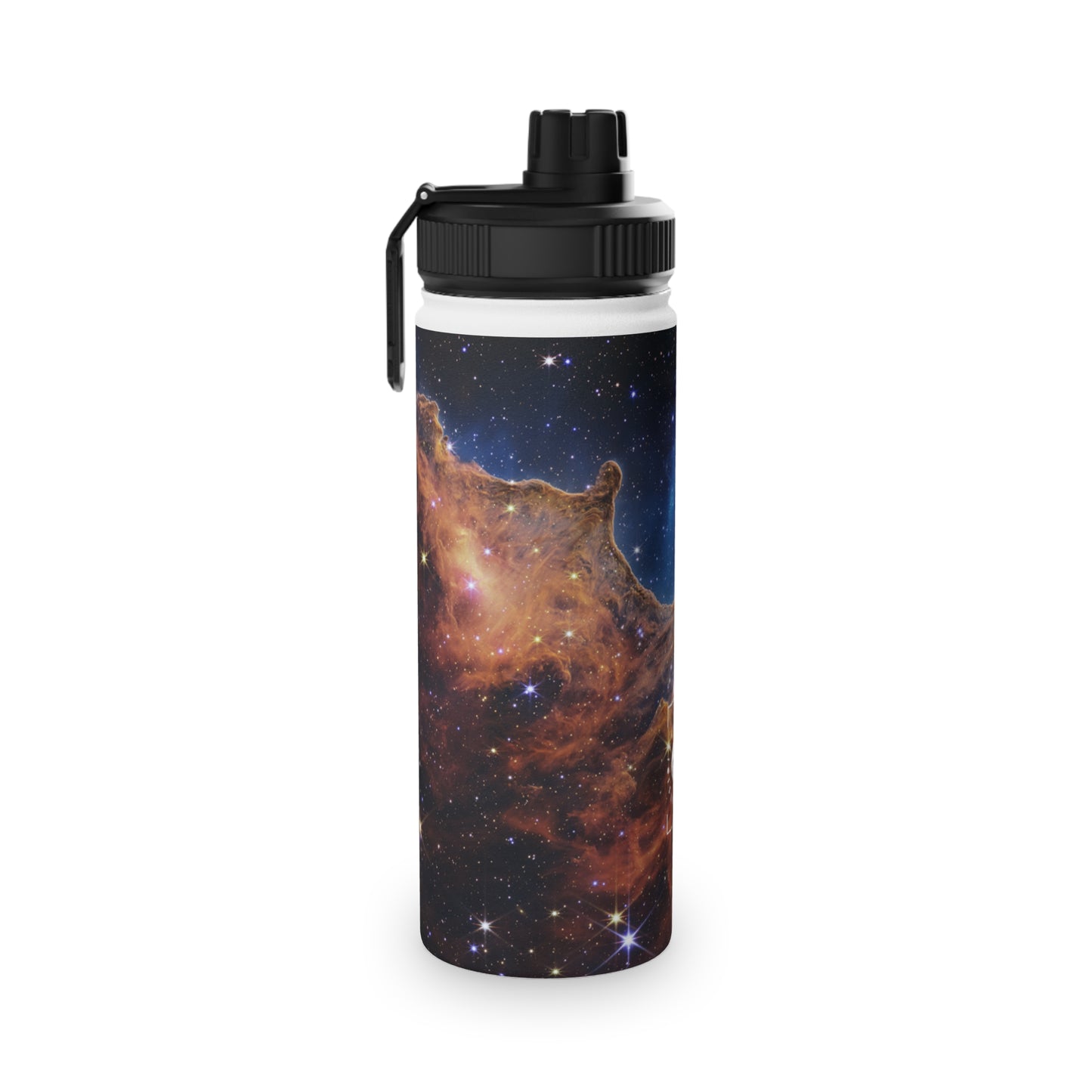 “Cosmic Cliffs” in the Carina Nebula (NIRCam Image) - JWST Collection - Sports Water Bottle