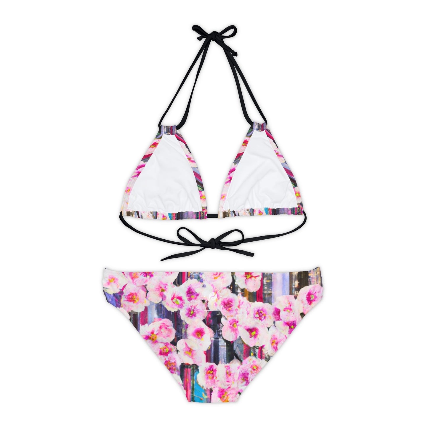 Abstract Bloom 05 - Ensemble bikini à lacets