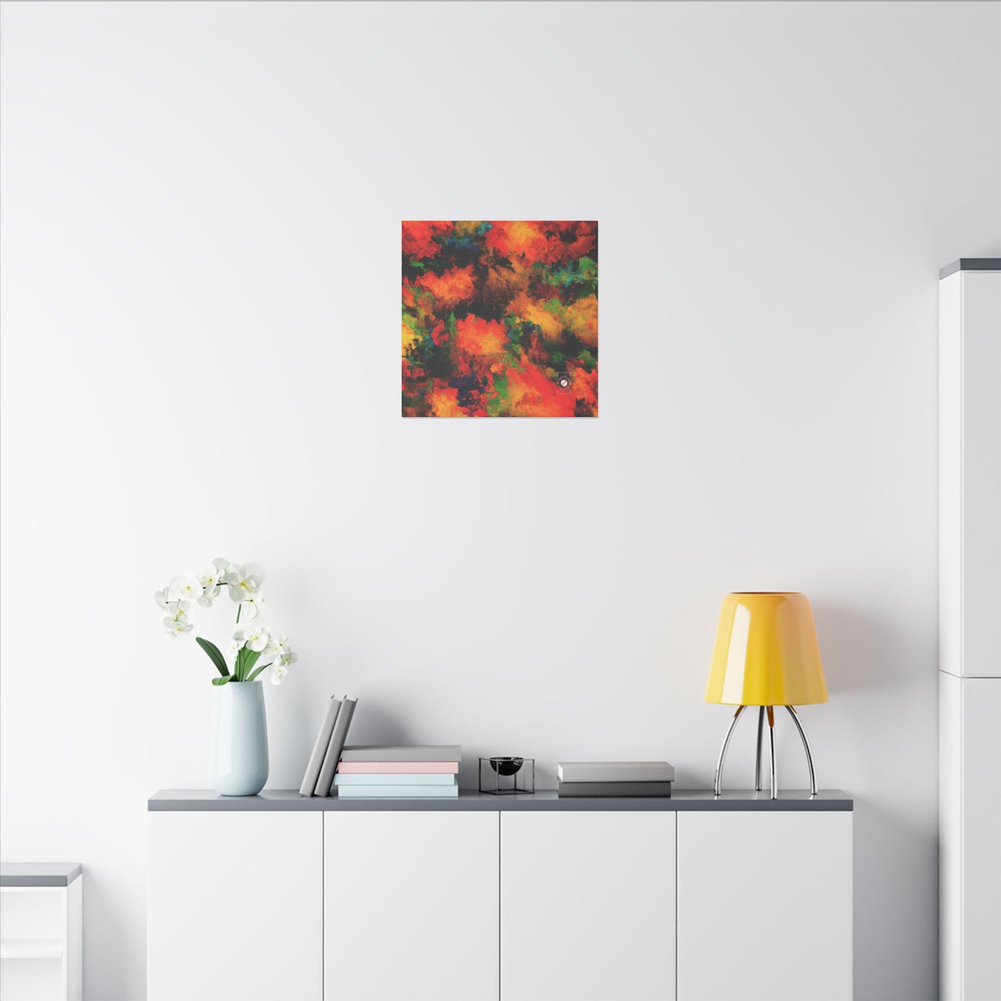 Luminous Whispers Symphony - Art Print Canvas