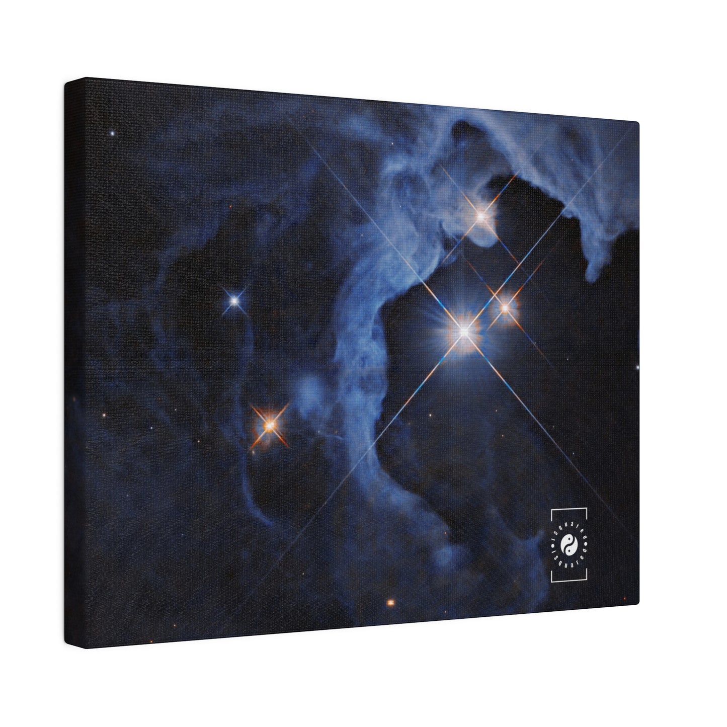 HP Tau, HP Tau G2, and G3 3 star system captured by Hubble - Art Print Canvas