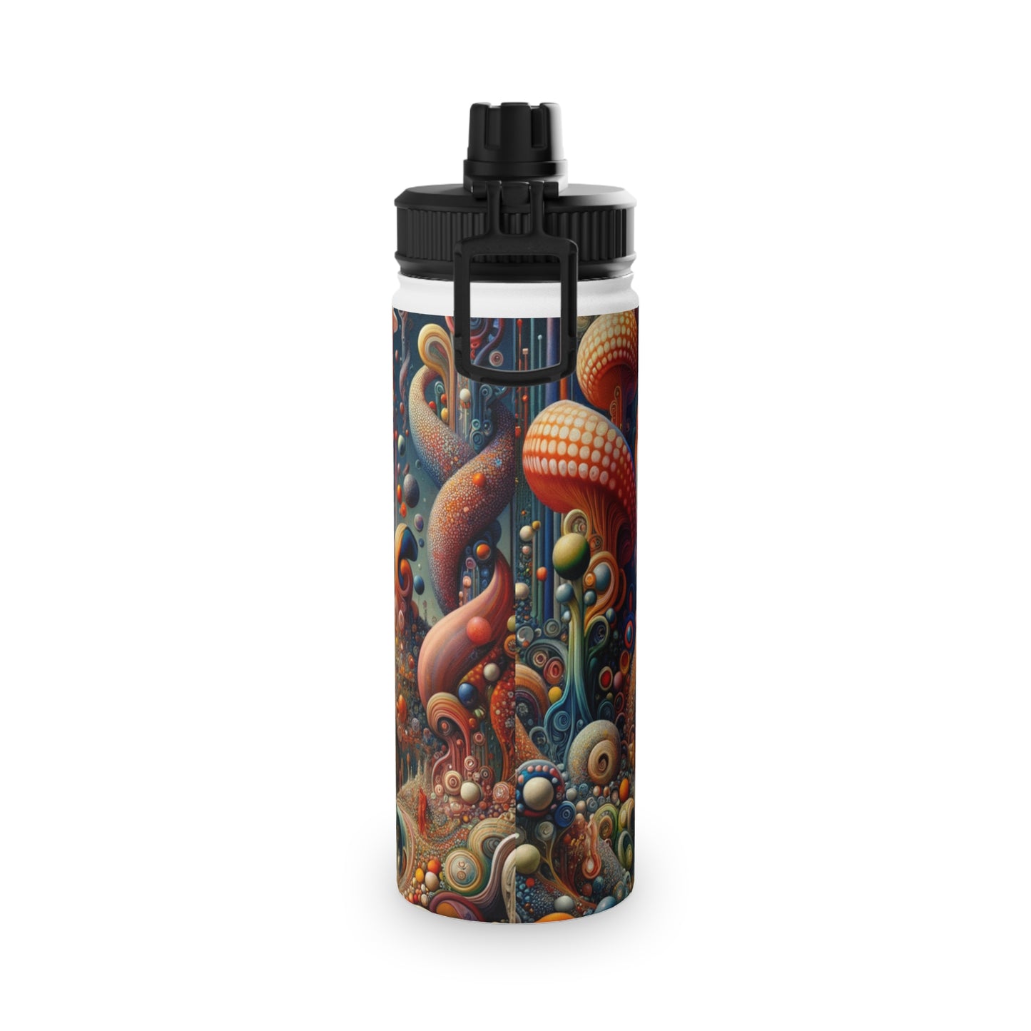 Kaleidoscopic Eden - Sports Water Bottle