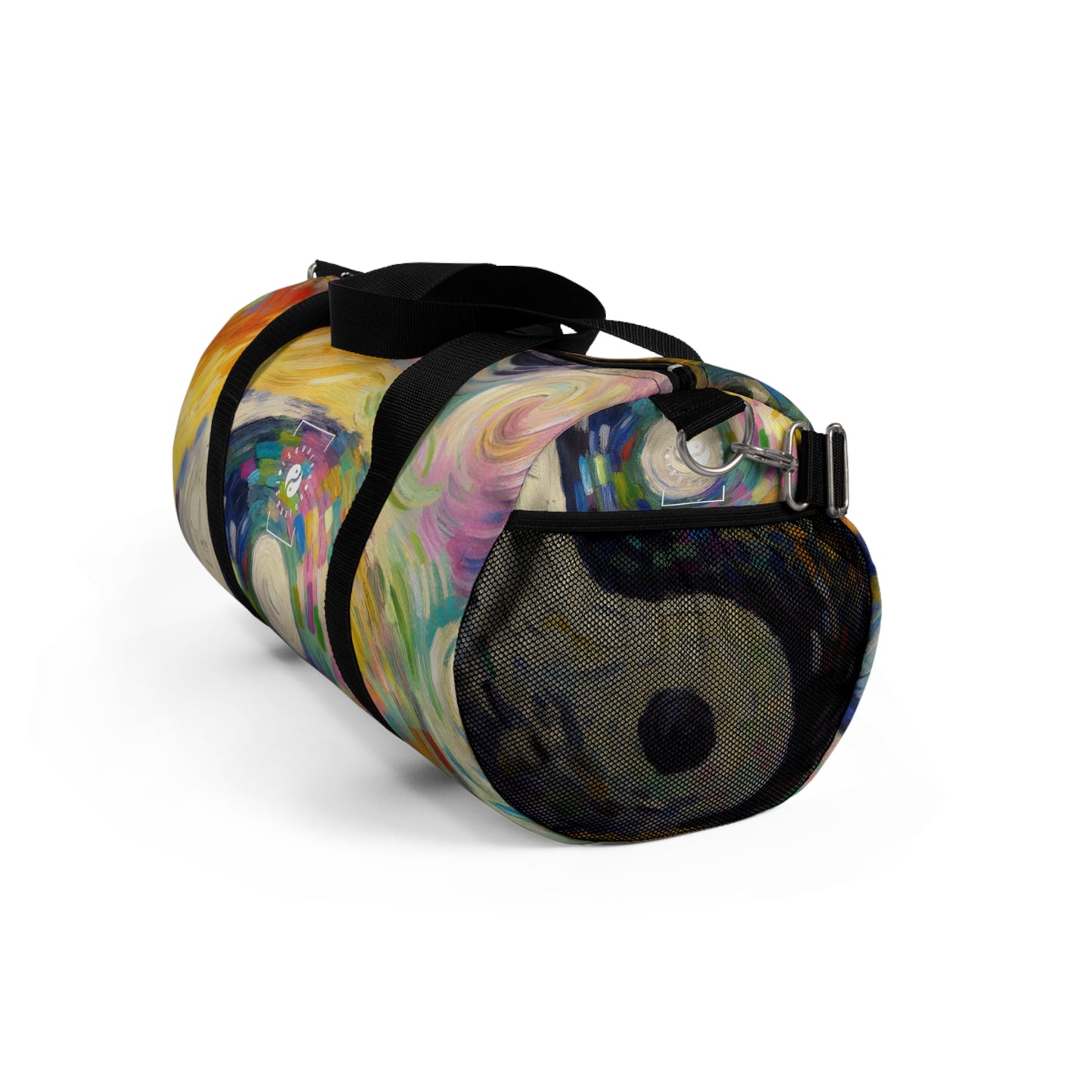 "Spectral Duality: An Impressionist Balance" - Duffle Bag
