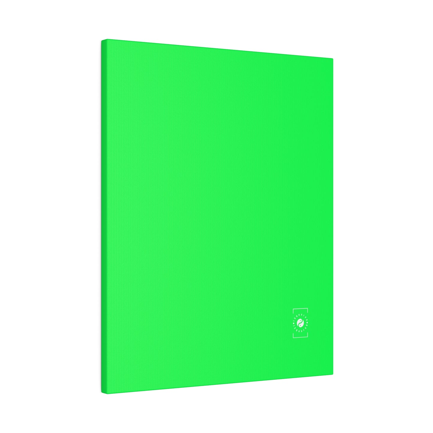 #0FFF50 Neon Green - Art Print Canvas