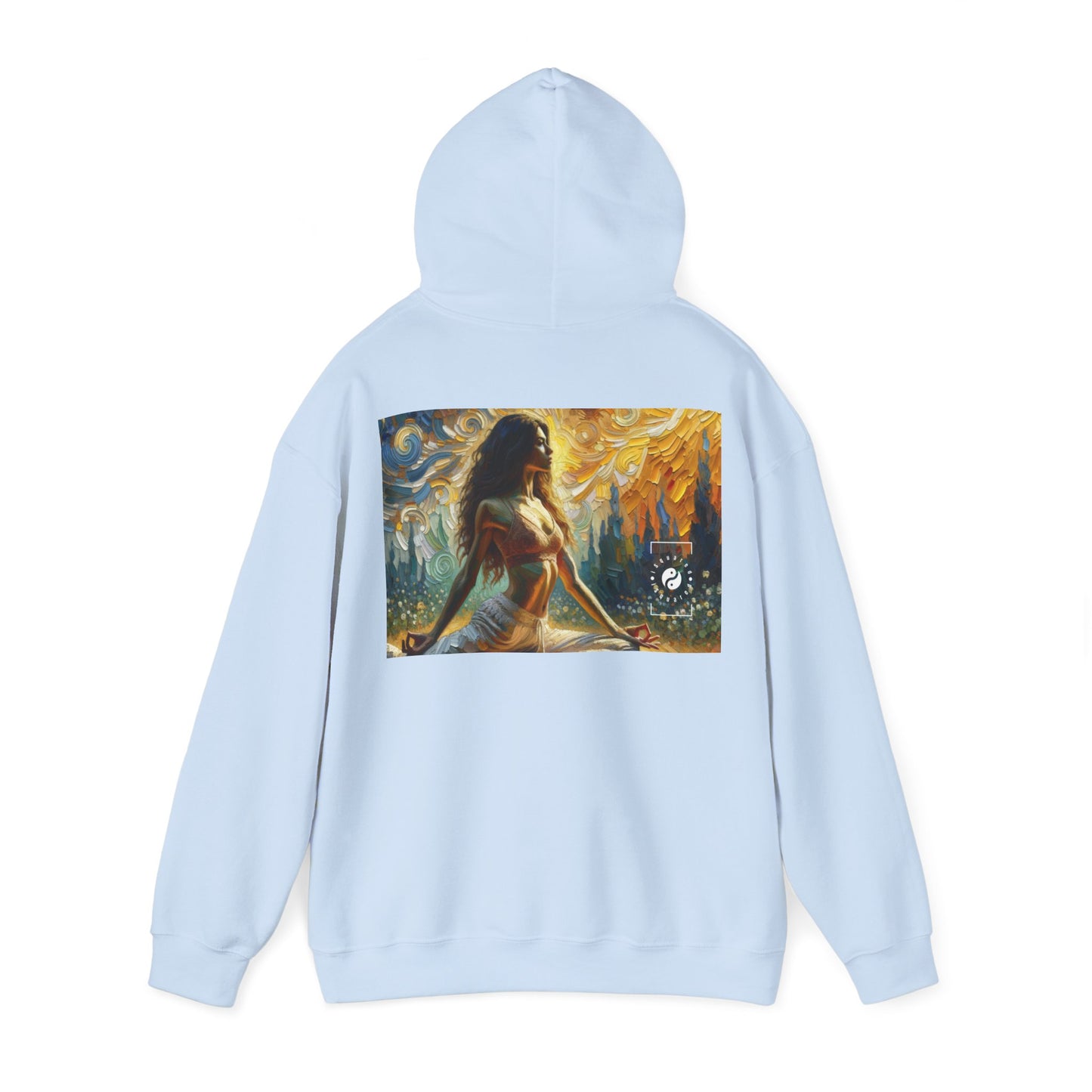 "Golden Warrior: A Tranquil Harmony" - Hoodie