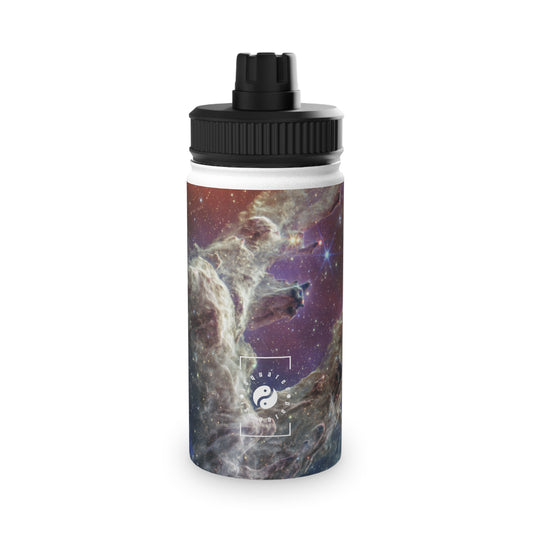 Pillars of Creation (NIRCam and MIRI Composite Image) - JWST Collection - Sports Water Bottle