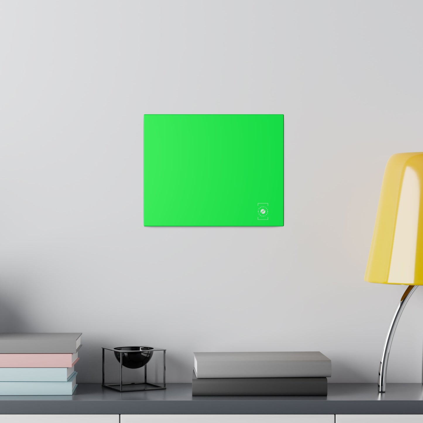 #0FFF50 Neon Green - Art Print Canvas