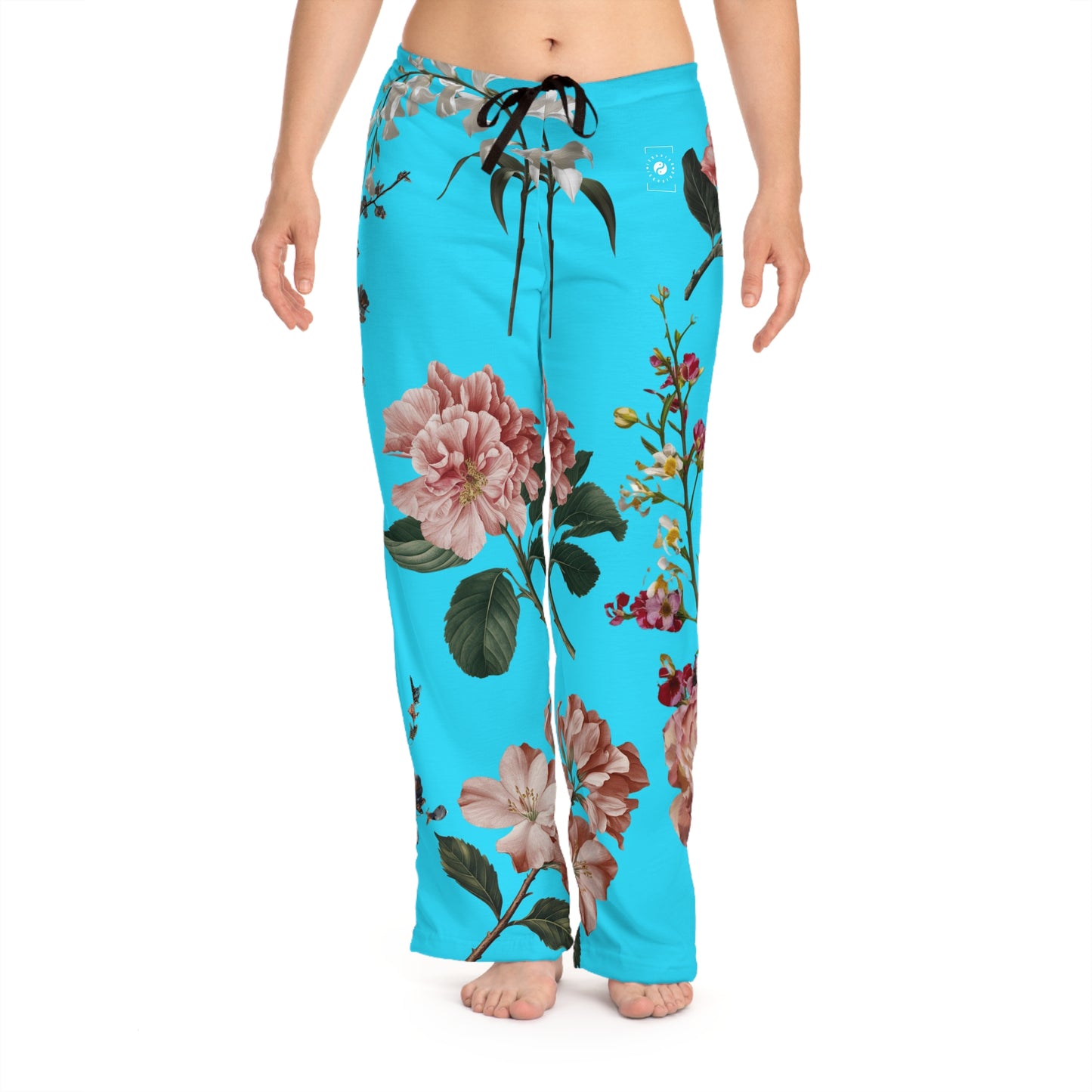 Botanicals on Azure - Pantalon de détente pour femme