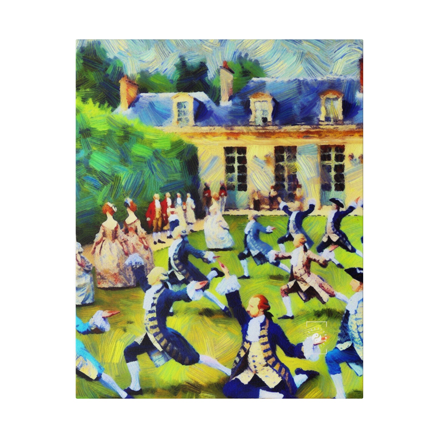 Versailles Vinyasa - Impression sur toile