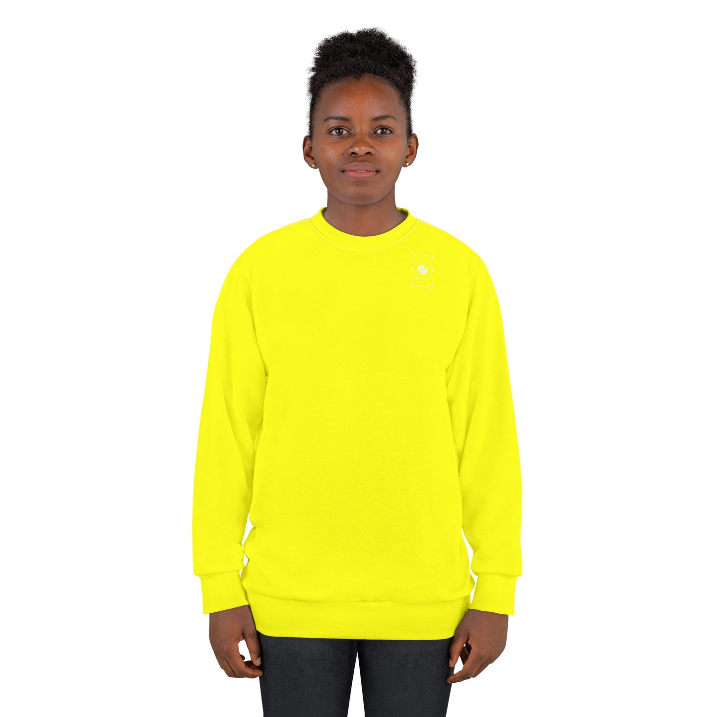 Jaune fluo FFFF00 - Sweat-shirt unisexe