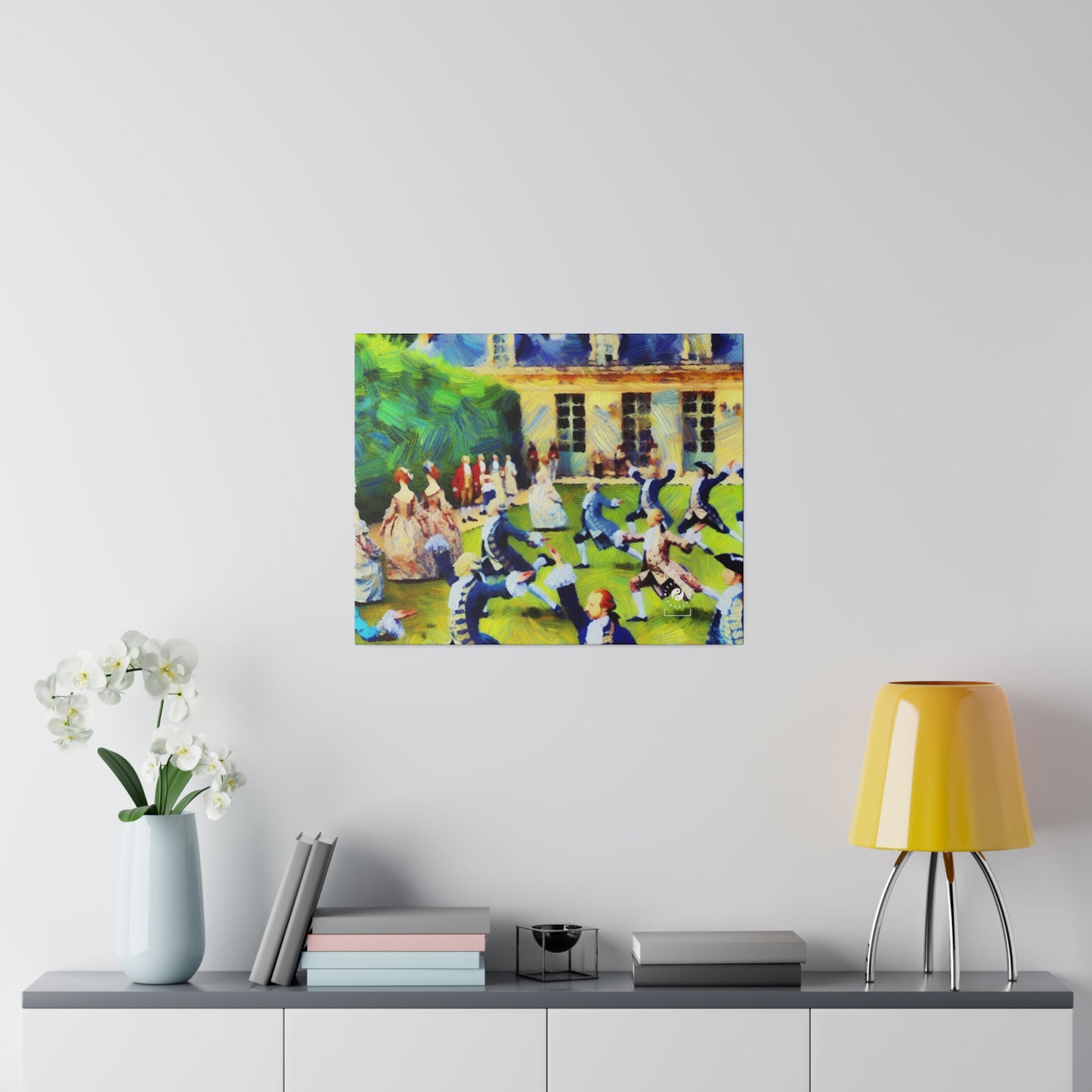 Versailles Vinyasa - Impression sur toile