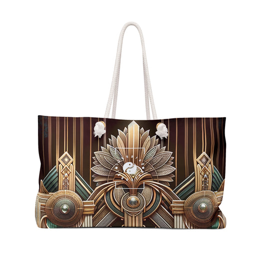 Deco Serenity: A Fusion of Opulence and Zen - Casual Yoga Bag