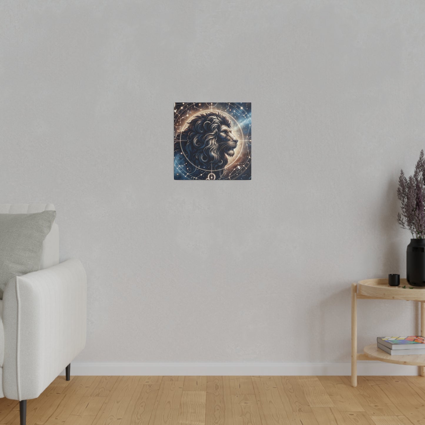 Celestial Leo Roar - Art Print Canvas