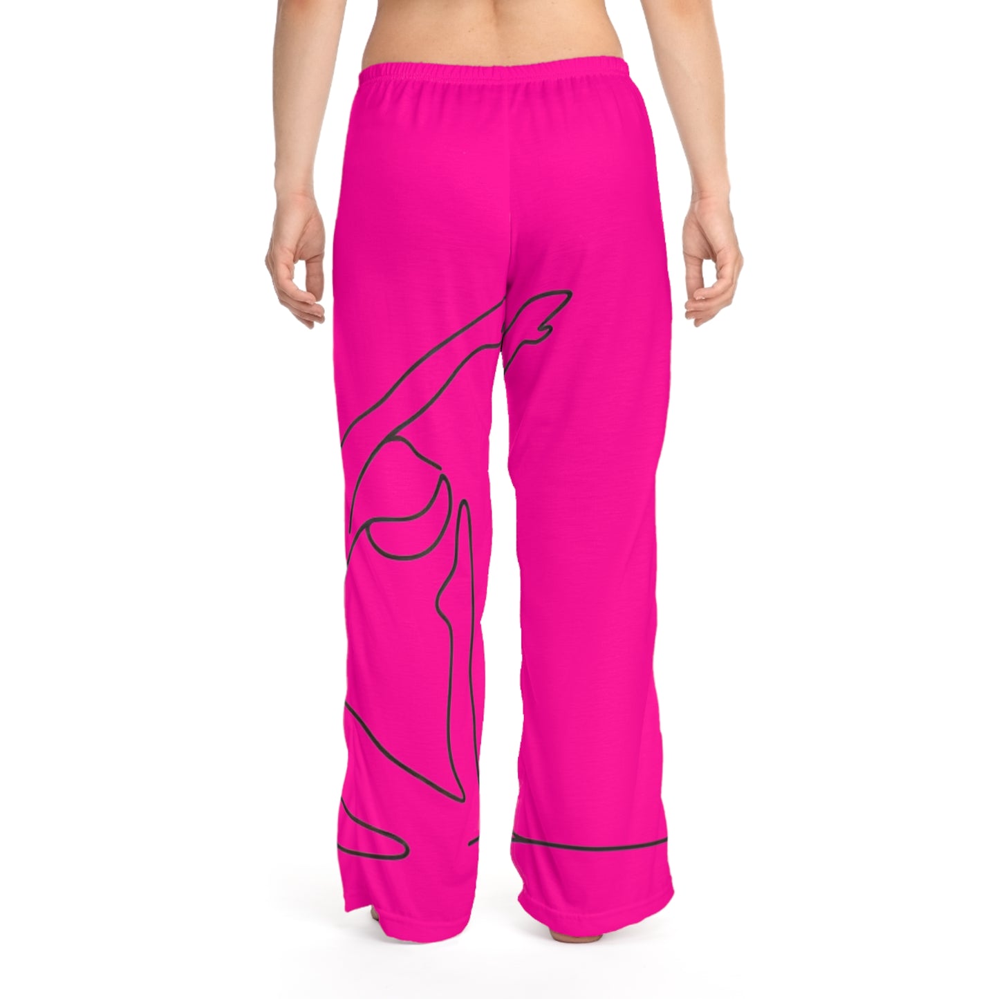 Line Art Pigeon Pose - Women lounge pants