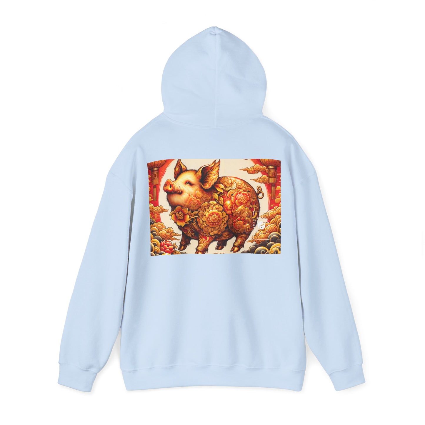 "Golden Prosperity: The Divine Boar Celebration" - Hoodie