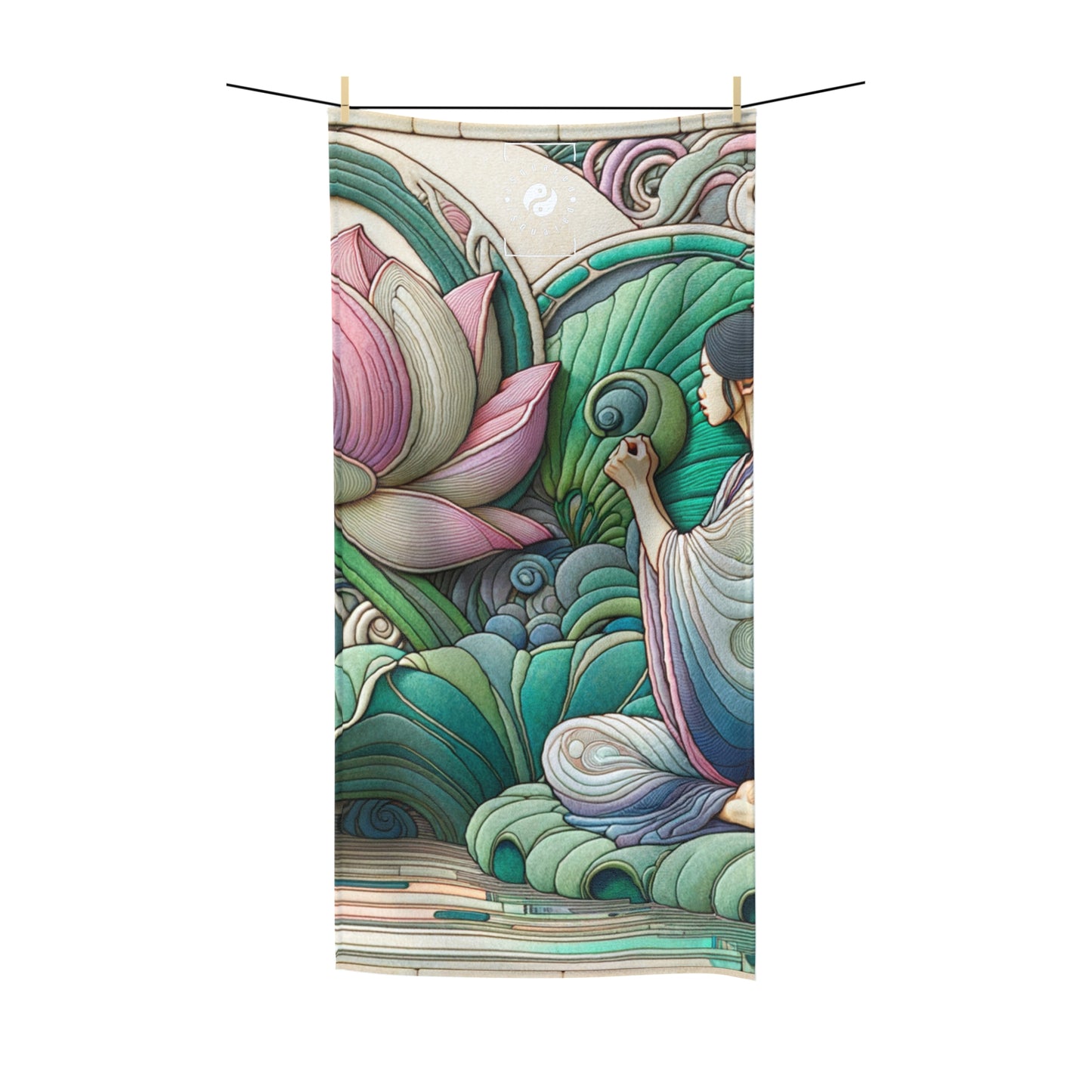 "Lotus Echo Serenity" - All Purpose Yoga Towel