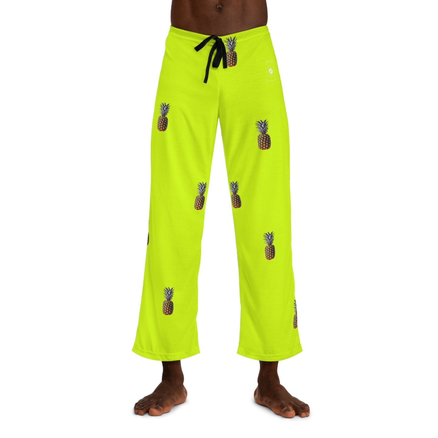 #D7FF11 Sharp Yellow + Ananas - Pantalon de détente pour homme