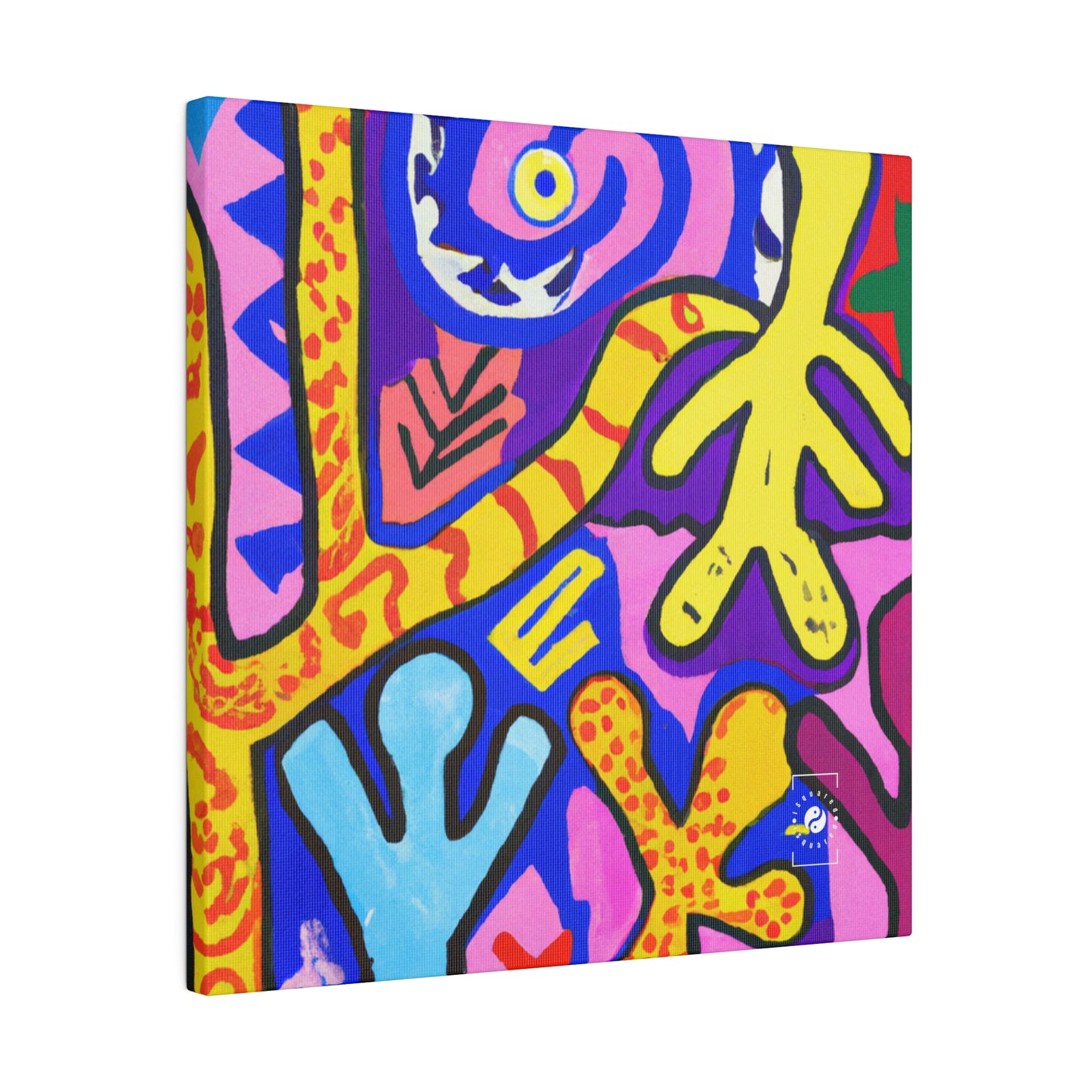 "Symbolic Jamboree" - Art Print Canvas