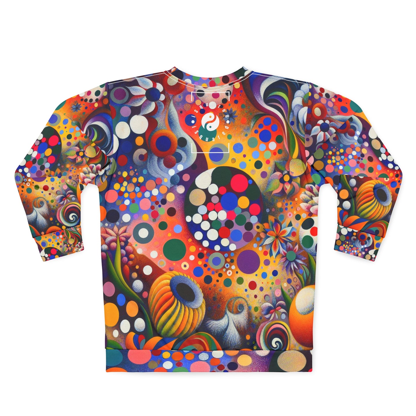 "Polka Petals in Yogic Surrealism: An Artistic Salute to Kusama and Kahlo" - Unisex Sweatshirt