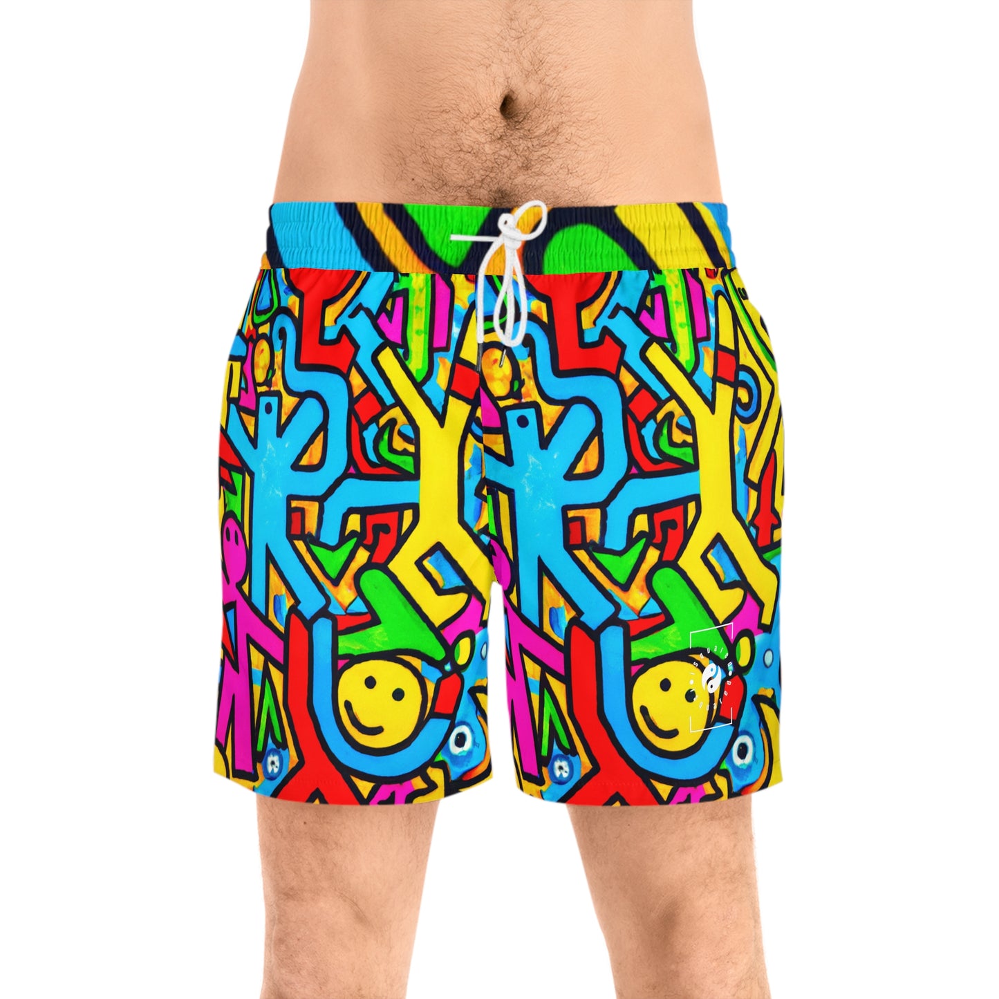 symbols of happiness - Swim Shorts (Mid-Length) for Men