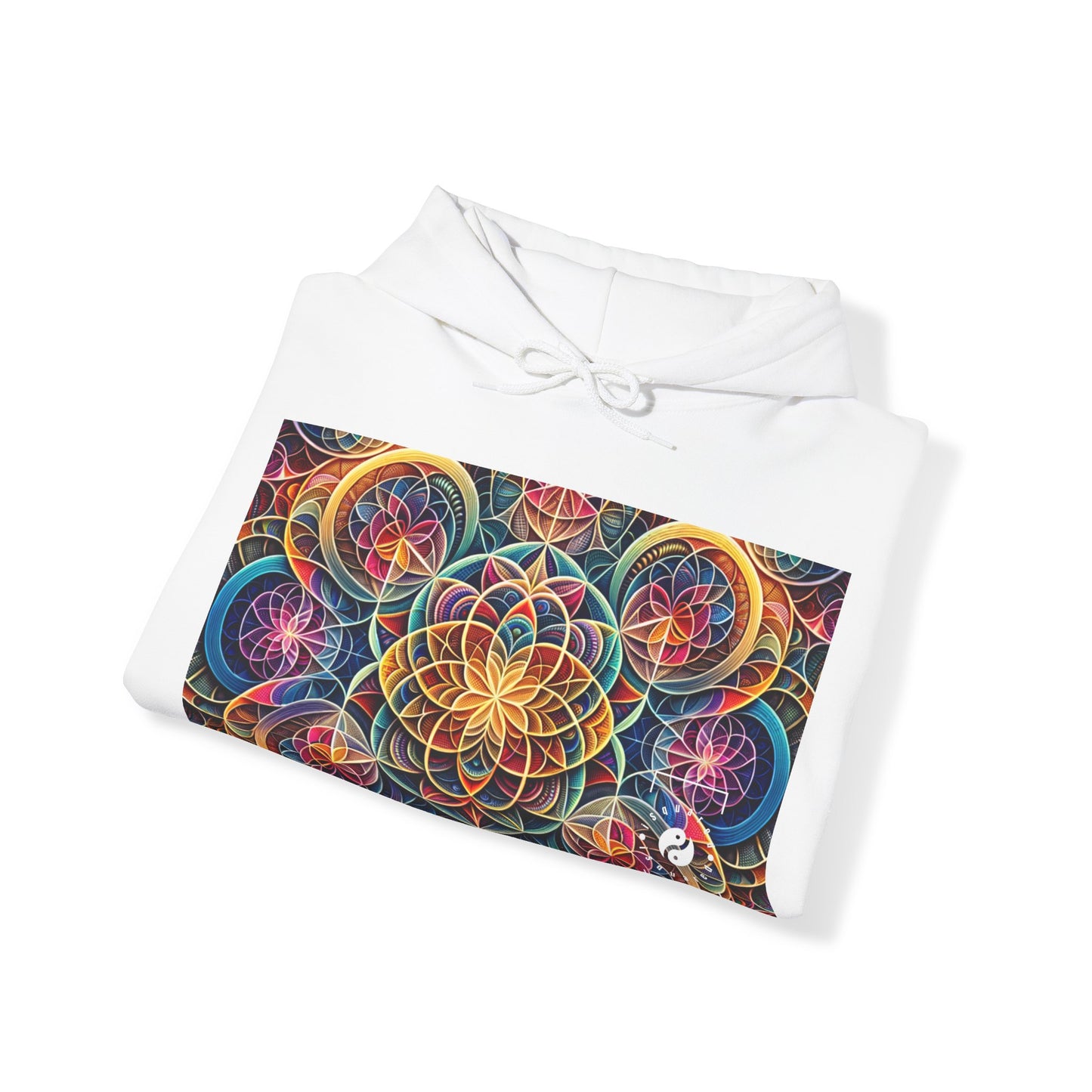 "Sacred Symmetry: Infinite Radiance of Love" - Hoodie