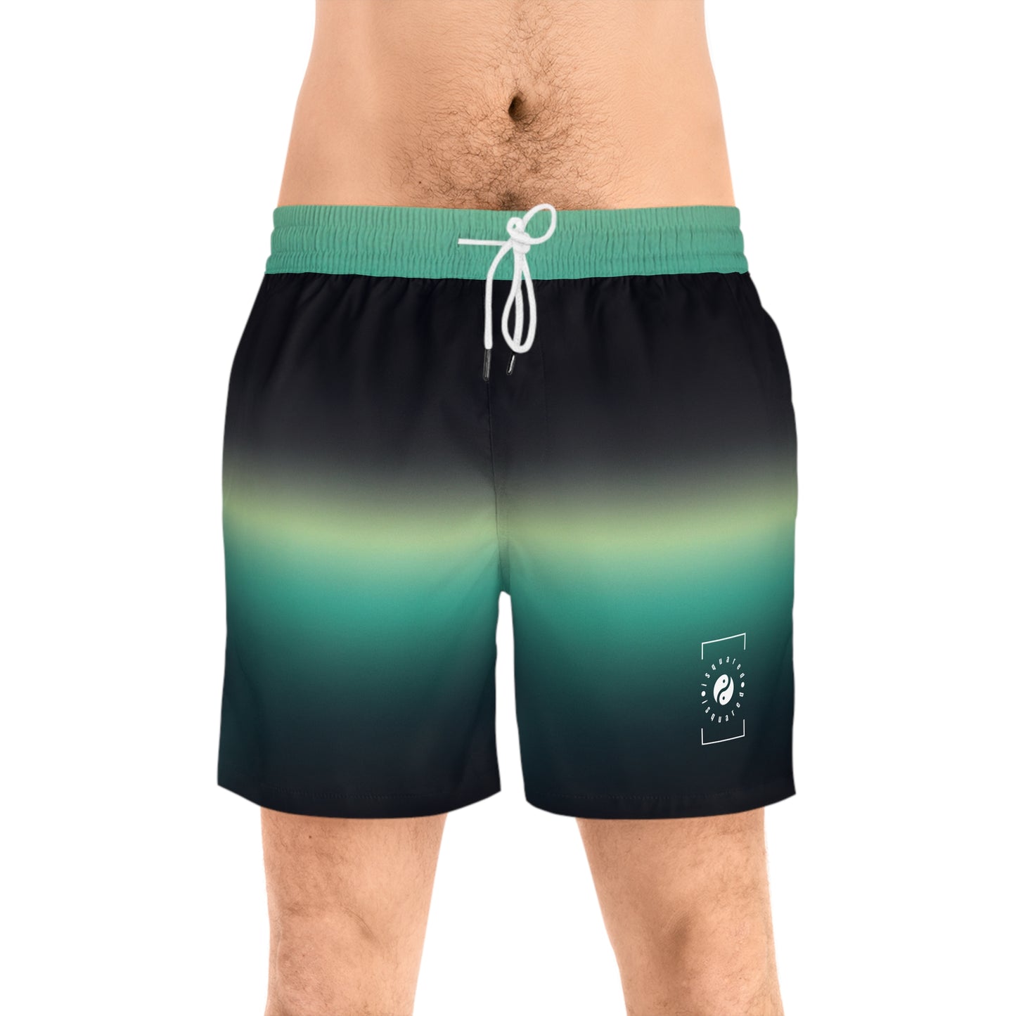 Midnight Gradients - Swim Shorts (Mid-Length) for Men