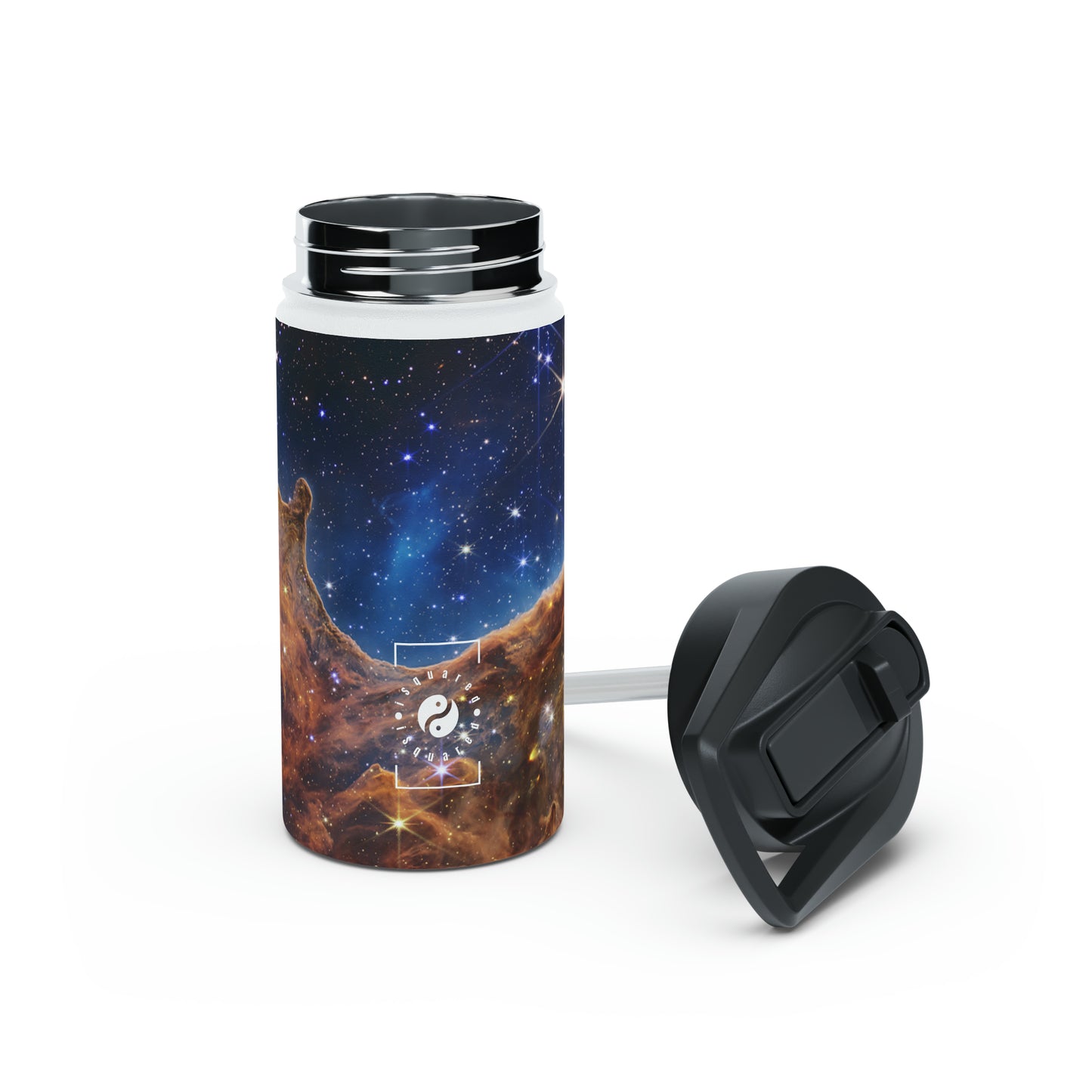 “Cosmic Cliffs” in the Carina Nebula (NIRCam Image) - JWST Collection - Water Bottle